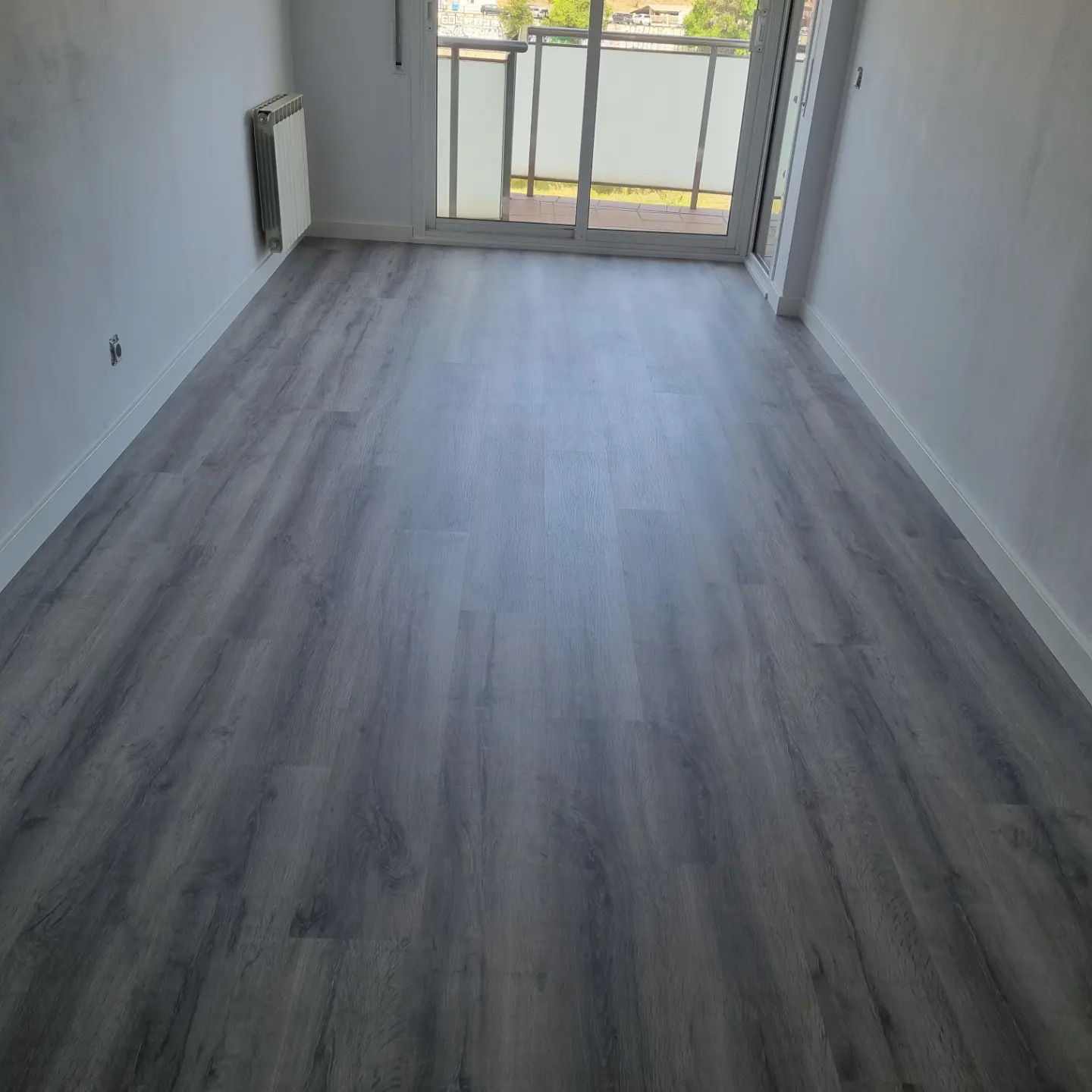 Parquet renovado, continuidad del parquet