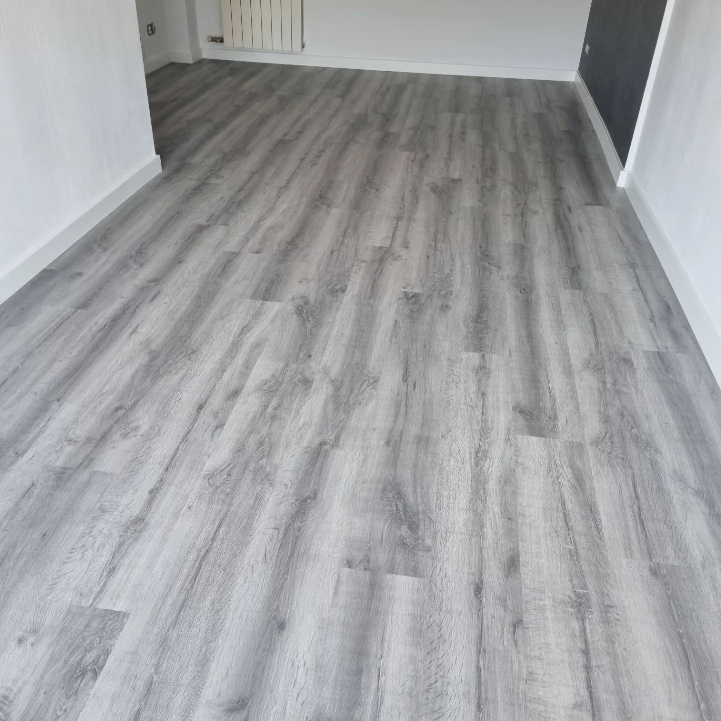Parquet renovado, vista lateral